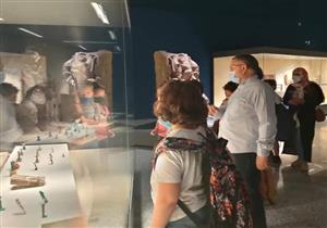   صور.. موكب المومياوات ينعش زيارات التربية المتحفية بشرم الشيخ