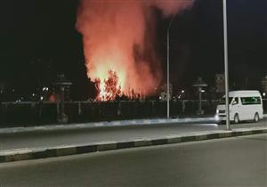 السيطرة على حريق في الروض القديم بالسويس