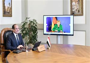 السيسي وميركل يؤكدان على ضرورة خروج المرتزقة والميليشيات الأجنبية المسلحة من ليبيا