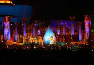 20 صورة من عرض أوبرا عايدة على مسرح النافورة