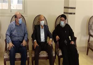 رئيس جهاز  "العاشر من رمضان" يزور الكنائس بالمدينة للتهنئة بعيد القيامة المجيد