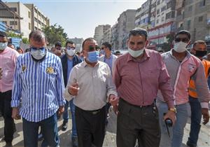 محافظ الإسكندرية من سوق الهانوفيل: لن نسمح بعودة الباعة الجائلين - صور