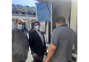 سيارات بيع السلع الغذائية المدعمة تجوب مدينة دهب