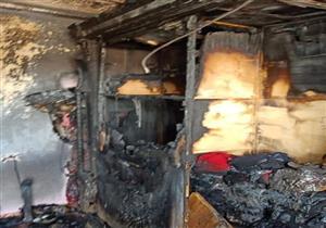  مصرع رضيع في حريق داخل منزل بالبحيرة.. صور