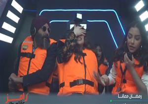 أول تعليق لـ نسرين طافش بعد حلقتها ببرنامج "رامز عقله طار"