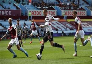 يونايتد يؤجل تتويج مانشستر سيتي بالدوري بثلاثية أمام أستون فيلا