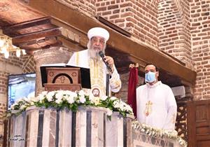 البابا تواضروس يصلي قداس عيد دخول المسيح أرض مصر بكنيسة أبي سرجة