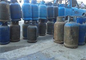 محطة لتعبئة أسطوانات الغاز بمنطقة بغداد في وسط سيناء