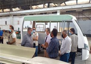 وزير قطاع الأعمال يتابع اختبارات السيارة الكهربائية بشركة "النصر"