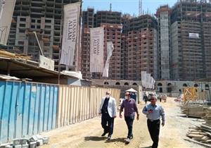 مسئولو الإسكان يتفقدون سير العمل بالأبراج السكنية والاستثمارية بمنطقة مثلث ماسبيرو