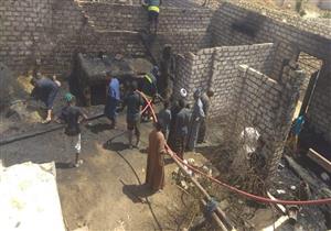 السيطرة على حريق في 4 أحواش للمواشي شمالي قنا