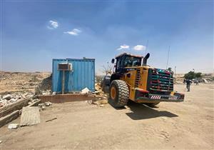 جهاز القاهرة الجديدة يسترد 9 أفدنة شمال طريق العين السخنة بالتعاون مع الشرطة