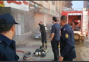 حريق يلتهم محتويات صيدلية شهيرة في الفيوم