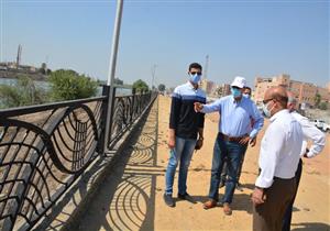 محافظ القليوبية يتابع أعمال ترميم المباني المحيطة بقصر محمد علي بشبرا الخيمة