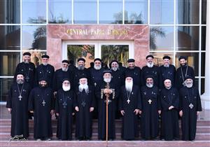 البابا تواضروس يلتقي كهنة مارمرقس كليوباترا بدير الأنبا بيشوي