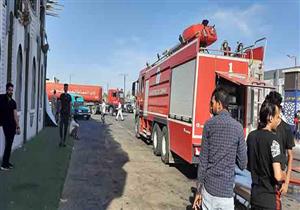 إخماد حريق داخل سوبر ماركت بالشيخ زايد دون إصابات