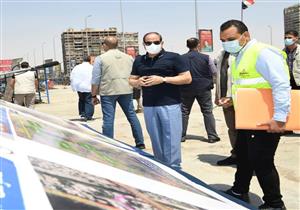 السيسي يتفقد أعمال التطوير والصيانة الشاملة للطريق الدائري حول القاهرة الكبري (صور)