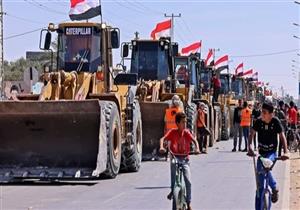 بدعم مصري.. بدء إزالة الأنقاض والركام في غزة لبدء إعادة الإعمار