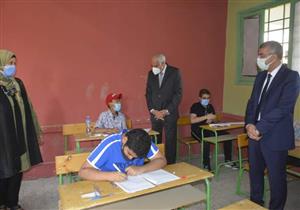 محافظ الجيزة يتفقد لجان امتحانات الشهادة الإعدادية