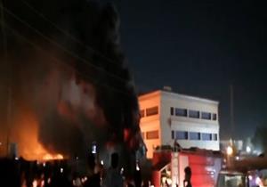 ذي قار العراقية تعلن حالة الطوارئ بعد حريق مستشفى للعزل