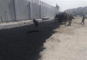 الجيزة: رصف شوارع الخليفة وقسم المنيرة بجنوب وشمال المحافظة