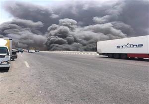 المعاينة الأولية لحادث اشتعال سيارة مواد بترولية بـ15 مايو: تصادم وإصابة عدد من رجال الشرطة