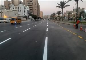 انتهاء 96% من الخطة الاستثمارية للرصف بالإسكندرية-صور