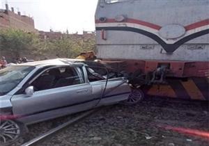 تصادم قطار وسيارة ملاكي.. مصرع 3 أشخاص في الدقهلية