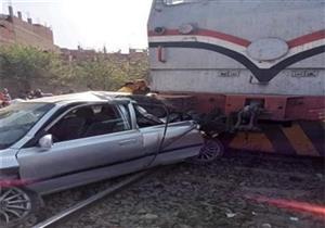 ننشر أسماء ضحايا تصادم قطار وسيارة ملاكي في الدقهلية