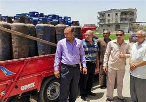 ضبط سيارة محملة "بـ25 أسطوانة غاز" مدعم قبل بيعها بالسوق السوداء في الشرقية