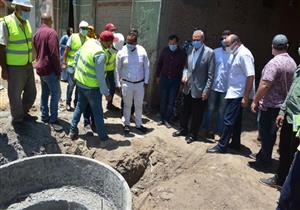 تفقد المدارس ومحطات الصرف الصحي.. محافظ القليوبية في جولة بشبين القناطر