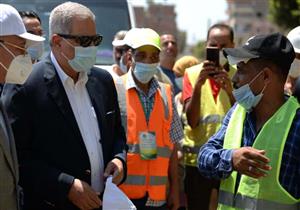 رئيس "القابضة للمياه" يتفقد مشروعات المياه والصرف بقريتى الشوبك وكفر شبين ضمن "حياة كريمة"