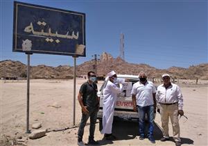 صور.. توزيع 2 طن لحوم من صكوك الأضاحي في أودية جنوب سيناء