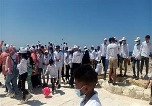 أطفال "أهل مصر" في جولة بقلعة قايتباي بالإسكندرية 