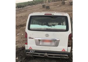 ميكروباص اصطدم بنخلة.. 6 مصابين في حادث على الطريق الزراعي ببني سويف