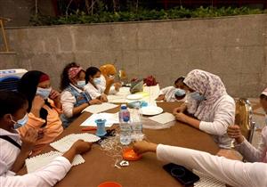 قصور الثقافة تواصل فعاليات الورشة الفنية في خامس أيام "أهل مصر" 