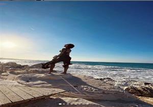 أحدث ظهور لأبناء تامر حسني  في الساحل الشمالي (صور)