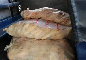 مصادرة 7 أطنان لحوم مجمدة مجهولة المصدر في الجيزة