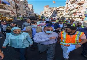 انتهاء 95% من أعمال رصف "الحضرة الجديدة" في الإسكندرية (صور)