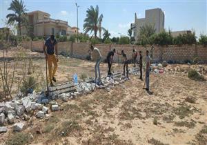 إزالة 18 حالة تعدي على أراضي أملاك الدولة غرب الإسكندرية- صور