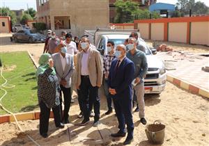 محافظ المنوفية يتفقد أعمال تبطين ترعة دناصور والأعمال الإنشائية بساحل الجوابر.. صور