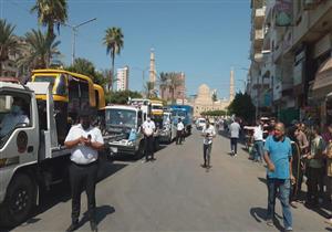 بالصور.. حملة لضبط مركبات الـ"توكتوك" المخالفة بكفر الشيخ