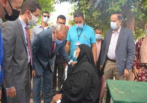 محافظ القليوبية يتفقد قوافل جامعة بنها بشبين القناطر- صور