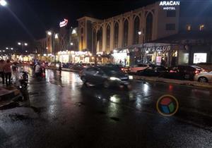 سقوط أمطار غزيرة على بورسعيد - صور