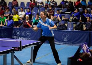 مريم الهضيبي تتوج ببطولة أفريقيا لتنس الطاولة على حساب هنا جودة