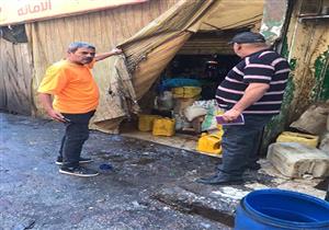 الجيزة: إغلاق مخزن لتعبئة الزيوت يعمل بدون ترخيص شمال المحافظة