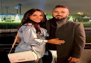 بصورة تجمعهما.. محمد مهران يهنئ زوجته بعيد ميلادها