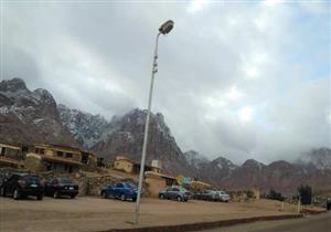 قمم سانت كاترين تتزين بالأبيض (صور)