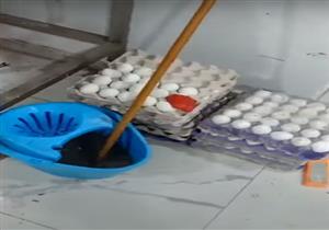  "أطباق البيض جنب الزبالة".. غلق وتشميع مطعم مخالف بحدائق الأهرام 