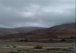 السحب تغطي جبال سانت كاترين وانخفاض كبير في درجات الحرارة (صور)